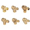 Air Compressor Check Valve, Female Threaded 90 Degree Tube Connector