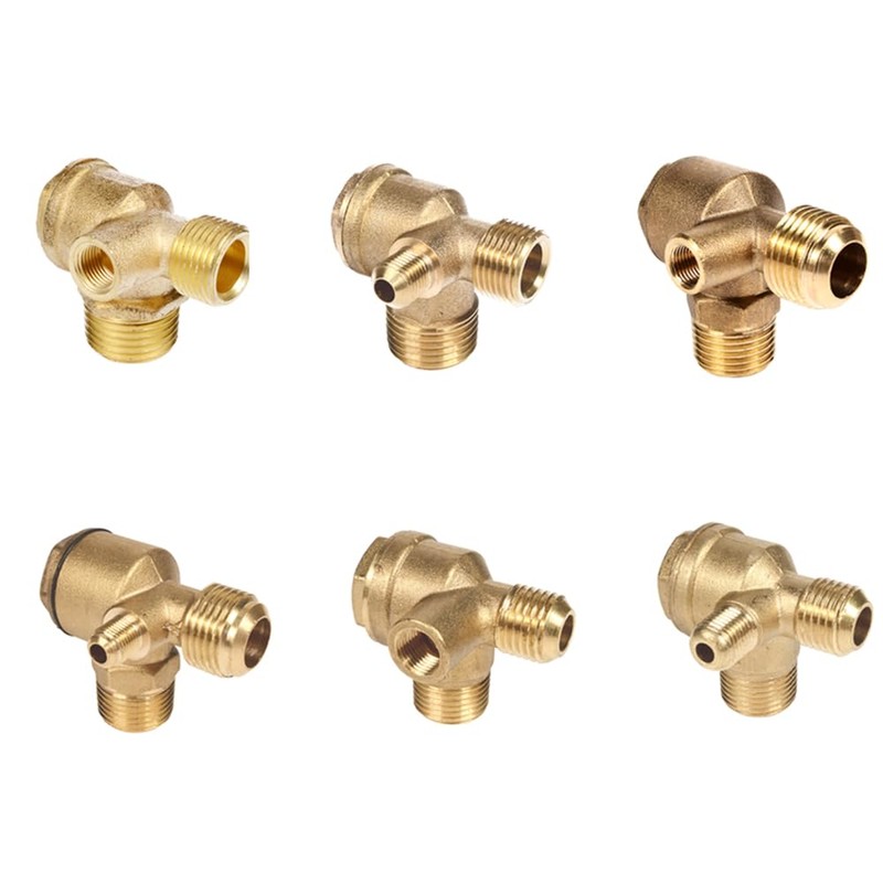 Air Compressor Check Valve, Female Threaded 90 Degree Tube Connector