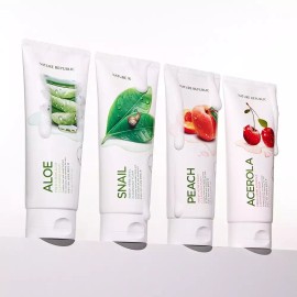 Nature Republic [네이처리퍼블릭] 1+1+1+1 프레시 허브 폼클렌징 (4종 택 1) [아세로라 4개 PK1322] [Nature Republic] 1+1+1+1 Fresh Herb Foam Cleansing (Choose 1 from 4 Types) [4 Packs of Acerola PK1322]