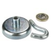 Hook Magnet Diameter 48 mm Neodymium Zinc Holds 81 kg,
