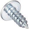 TRUSCO B742-0412 Truss Head Tapping Screws, Trivalent White, M4 x
