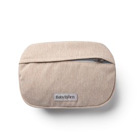 BabyBjörn Pocket Pouch for Baby Carrier, Woven mélange, Light Beige
