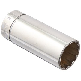 Williams BD-1228 3/8 Drive Deep Socket, 12 Point, 7/8-Inch