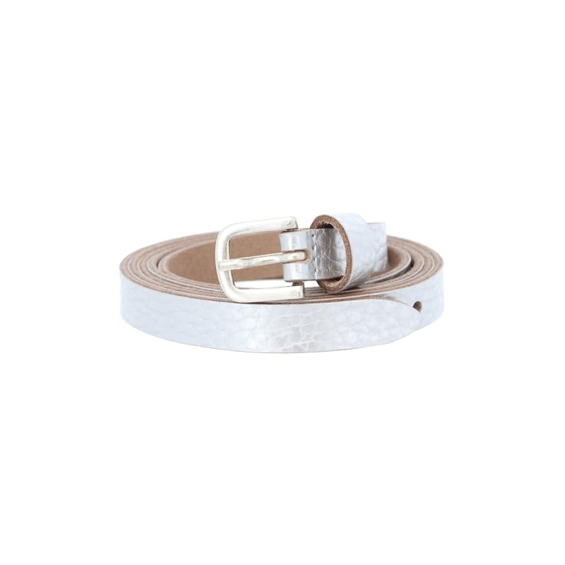 Vanzetti Thin Metallic Belt, Metallic silver