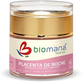 Crema Facial Placenta y Colágeno, Uso de Noche, 50 g.