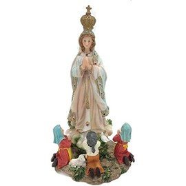 Our Lady of Fatima Statue 10" Inch Virgen De Fatima Religious Figurine