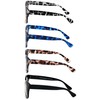 4 Pairs Women Bold Round Reading Glasses - Blue Light