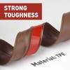 FOSLUOC Garage Door Seal Top and Sides Seal Strip Brown