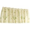 Arie Cafe Curtain Linen Herb, 55.1 x 17.7 inches (140
