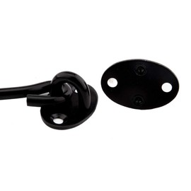 Barn Door Latch,Ulifestar 4 Inch Heavy Duty Stainless Steel Gate Latch Lock,Cabin Hook Eye Latch Hook with Mounting Screws for Window,Sliding Door,Back Gate,Closet Doors,Front Porch,Fence,2 Pack