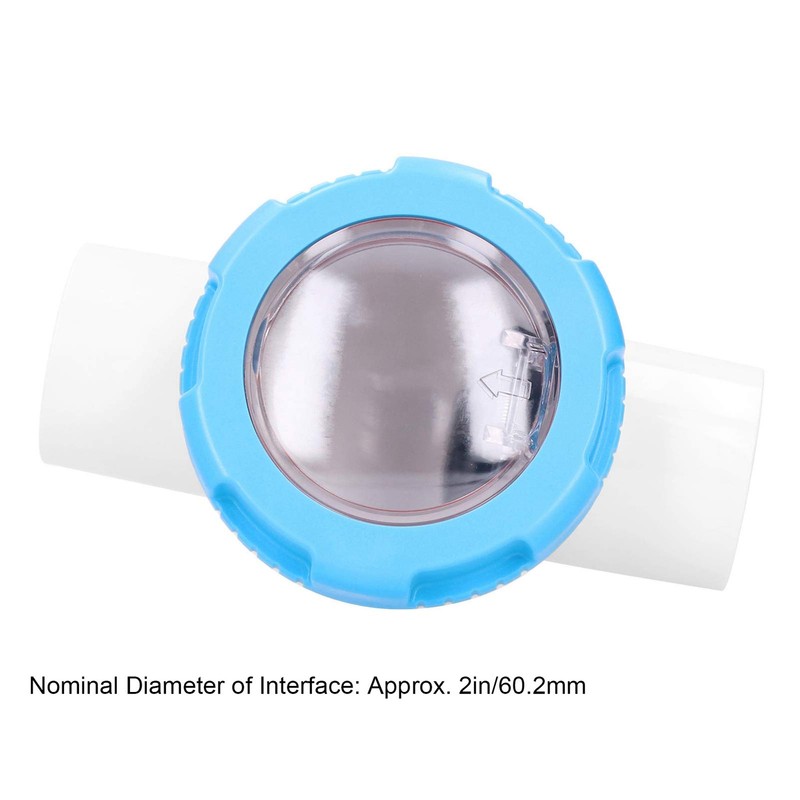 Swimming Pool Check Valve, 2in Visible Check Valve Non Return