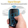 Sindeda for Volkswagen Key Fob Cover with Keychain Soft Full