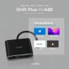 Adaptador Acteck Shift Plus Av420 Usb-c A Hdmi + Vga