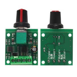 Aoicrie 2PCS DC voltage motor speed controlle, 1.8v 3v 5v 6v 7.2v 12v 2A 30W Low Voltage DC Motor Speed Controller PWM 1803BK 1803B Adjustable Driver Switch