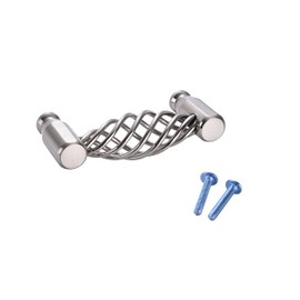 East West Consolidated 900SN-10 Satin Nickel Bird Cage Cabinet Pull 3" 76mm (Pack of 10)