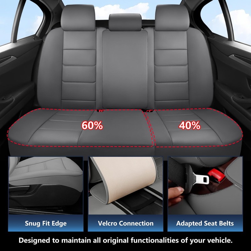 Toyota Tacoma Seat Covers Custom Fit 2016-2023,Truck Seat Covers for