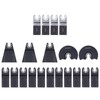 20Pcs Oscillating Saw Blade Quick Release Universal Cutting Tool Set