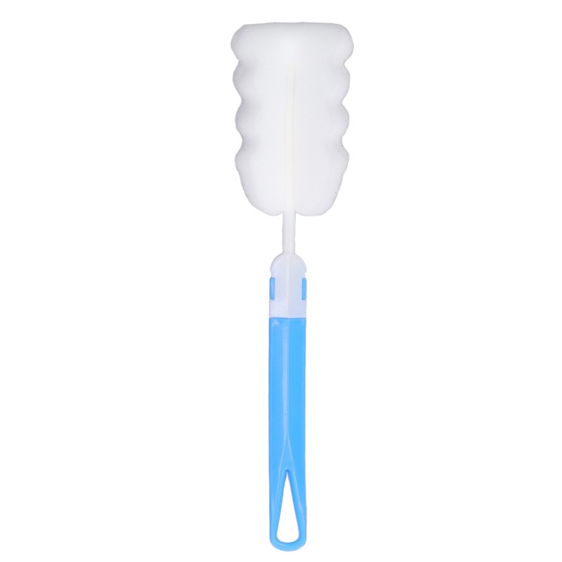 50pcs Bottle Sponge Brush Long Handle Cup Cleaning Sponge Brush