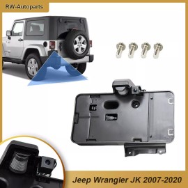 EWAY Rear License Plate Bracket W/ Backup Camera Kits For Jeep Wrangler JK 2007-2020