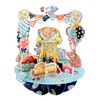 SANTORO Pirouette,3D Pop Up Greeting Card - Baby Boy -