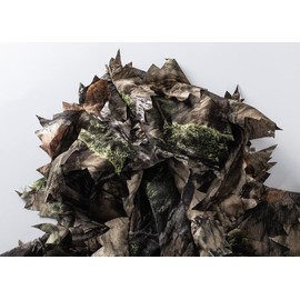 Titan 3D Leafy Suit - 3D Hunting Gear, Camo Hunting Suits, Breathable Leafy Jacket, Lightweight & Breathable, Mossy Oak Country DNA Pattern (L/XL)
