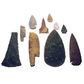 Large Stone Age - Set Experimental Archeology Hands-on School Material (reproductions)