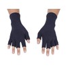 Gravity Threads Unisex Warm Half Finger Stretchy Knit Fingerless Gloves,