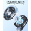 SWEETFULL Portable Misting Fan - 180° Foldable Handheld Personal Fan