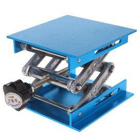 JOYKK Aluminium Router Lifting Table Woodworking Engraving Laboratory Lifting Stand Rack – Blue
