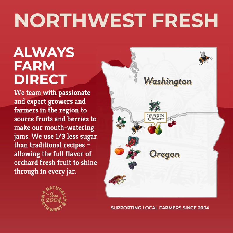 Oregon Growers Marionberry Fruit Spread - Marionberry Jam Made In