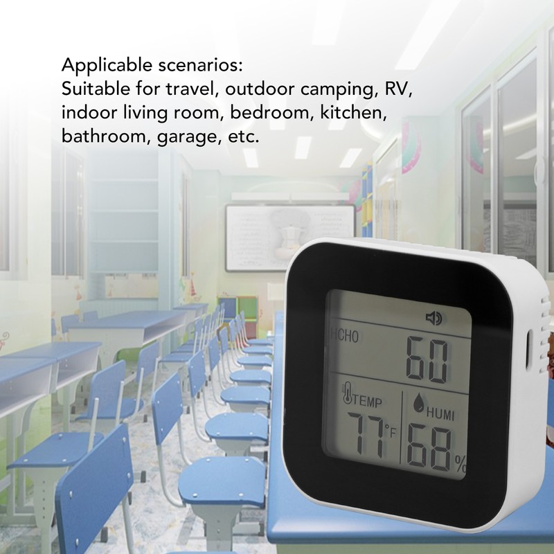 3 in 1 Temperature Humidity Meter High Accuracy Air Quality