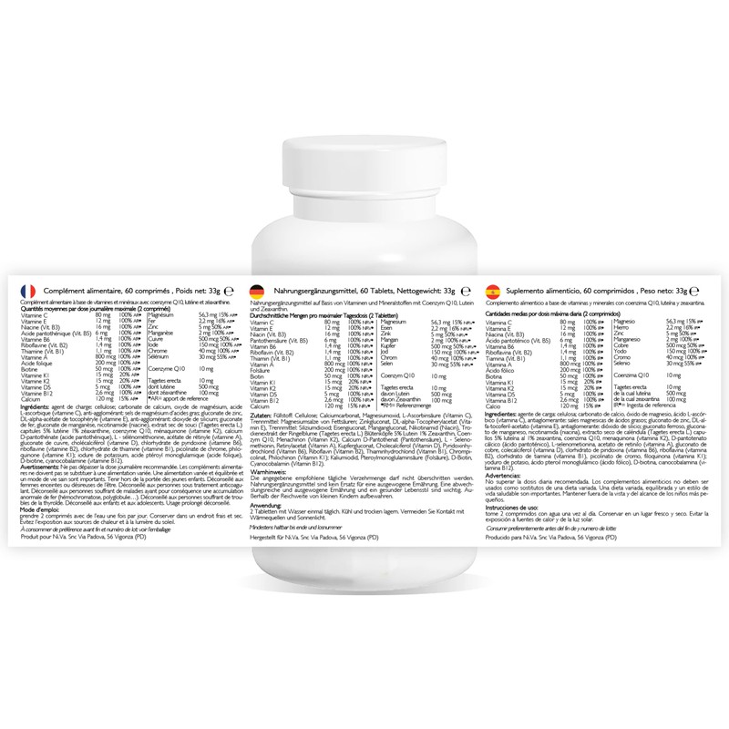 MultiVIT & Mineral Complete | 60 Tablets | Multivitamin |