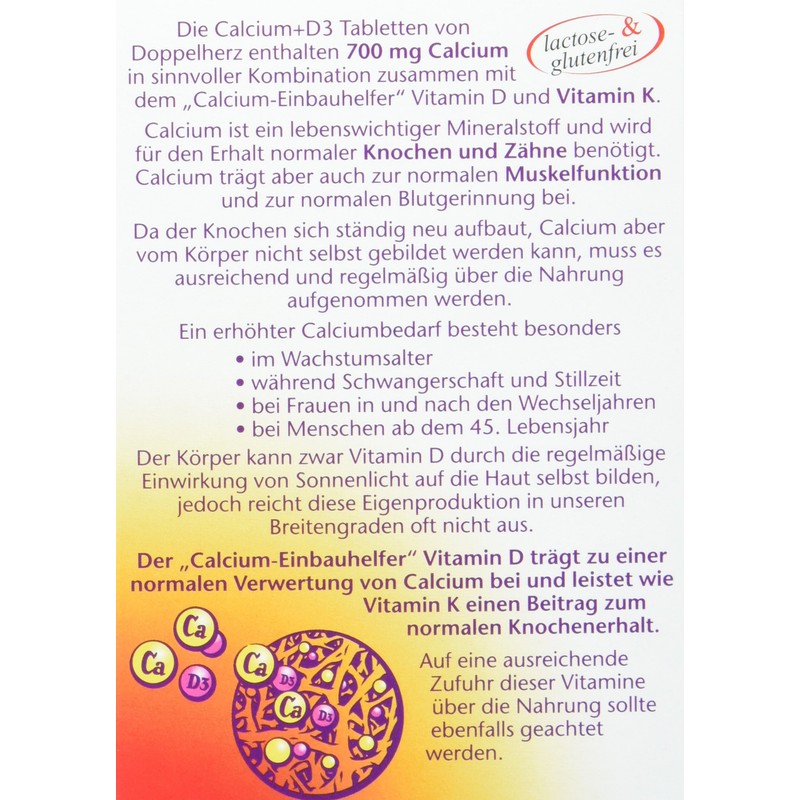 Doppelherz Calcium 700+D3