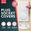 SOL 20pk Plug Electric Socket Covers UK Child Safety Plug