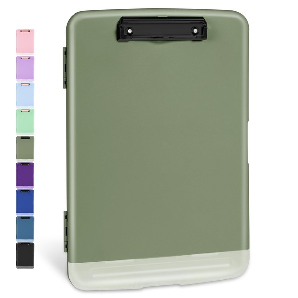 Sooez Clipboard with Storage, High Capacity Nursing Clipboard with Pen