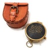 Not All Who Wander Are Lost Engravable Compass - Pocket