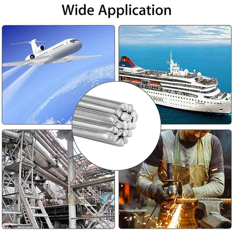 50Pcs Aluminium Low Temp Welding Rods Easy Brazing Stick Durable