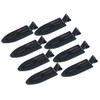 Clip de pelo Negro Casual para todas las longitudes y