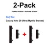 2 Pack for Galaxy Note 20 Ultra Power Volume Button