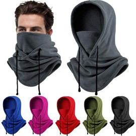 Winter Fleece Thermal Windproof Mask Balaclava Ski Full Face Mask for Men Women - Color: 25