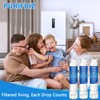 PURIFRIZ 3 Pack RWF5800A Refrigerator Water Filter Compatible with Frigidaire