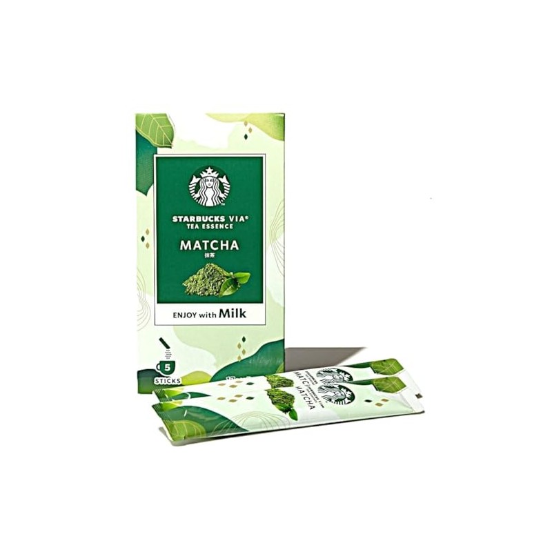 Starbucks VIA Matcha Green Tea Sticks - 5 Pack