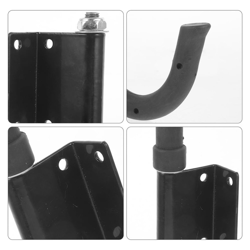 Ciieeo Telescopic Ladder Hook Outdoor Ladder Hook Mountable Iron Heavy
