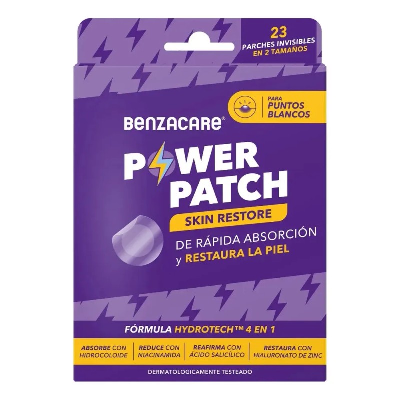 Benzacare Power Patch Skin Restore 23 Parches Acneica Día/noche