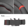 MEWANT Steering Wheel Cover Compatible with Ford Bronco 2021-2024 Geniune