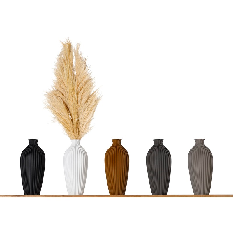 3D Vase Saskia Decorative Vase XL 38 cm Floor Vase