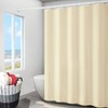 LLSCL Beige Yellow Fabric Shower Curtain Liner with Magnets, Waterproof