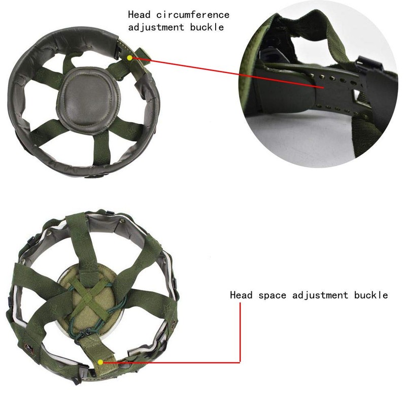 Retention SystemTactical Steel Helmet Chin Strap Lining Suspension System for