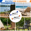 Ligynotu Umbrella Clip for Fishing Chair, 2Pcs Parasol Clamp for