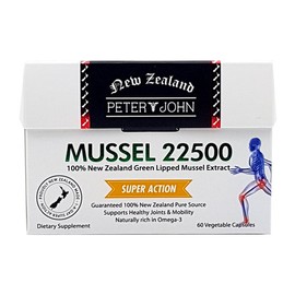 Peter & John Green-lipped Mussel 22,500 60 Capsules / 피터앤존 초록입홍합 22500 60캡슐